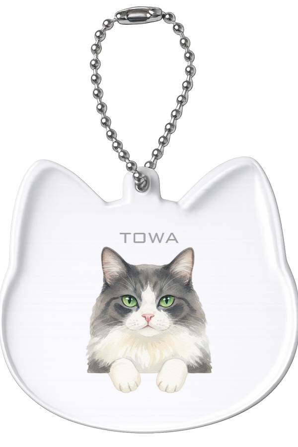 トワ 猫型アクリルホルダー