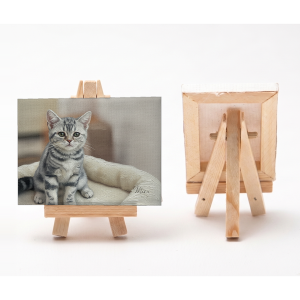 海音 小さな絵画風キャンバスボード