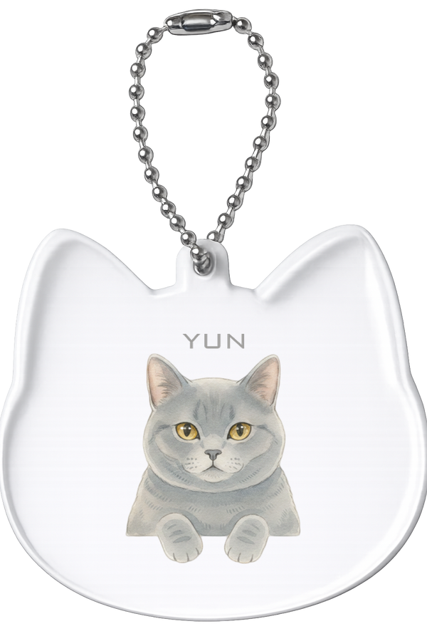 ユン 猫型アクリルホルダー