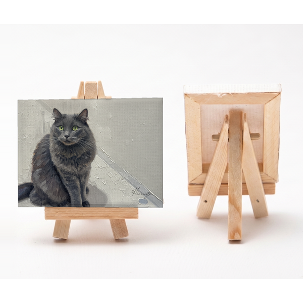 柊 小さな絵画風キャンバスボード
