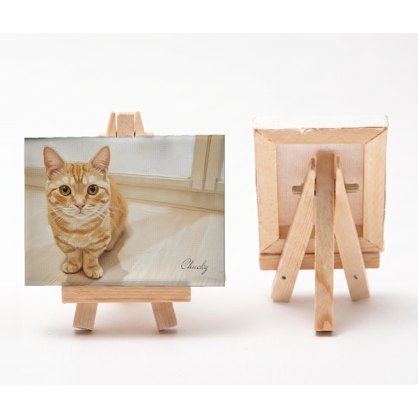 チャッキー 小さな絵画風キャンバスボード