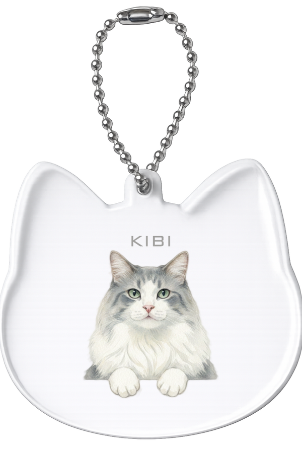 キビ 猫型アクリルホルダー