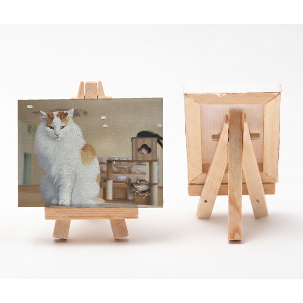 ライガ 小さな絵画風キャンバスボード