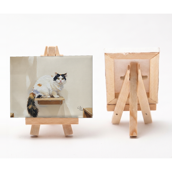 ナビ 小さな絵画風キャンバスボード