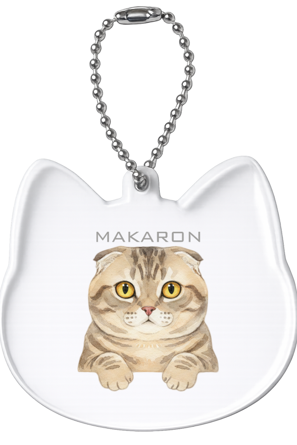 マカロン 猫型アクリルホルダー