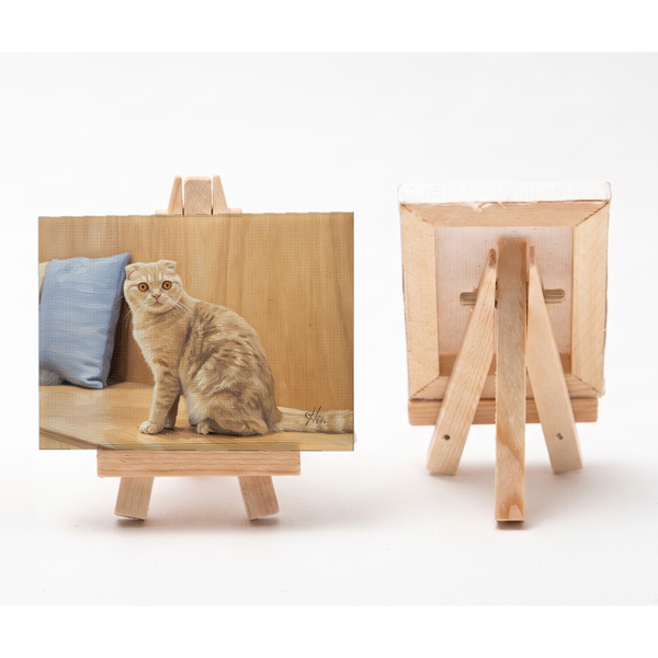 ヒン 小さな絵画風キャンバスボード