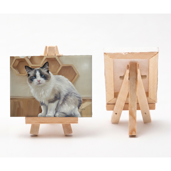 フローラ 小さな絵画風キャンバスボード