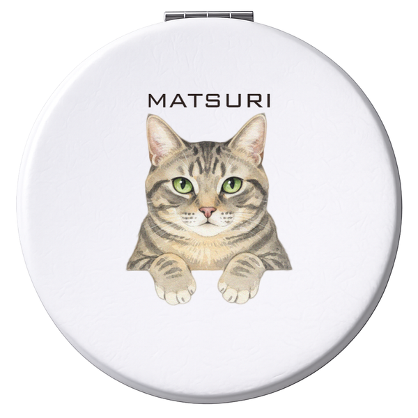 マツリ コンパクトミラー(合成皮)