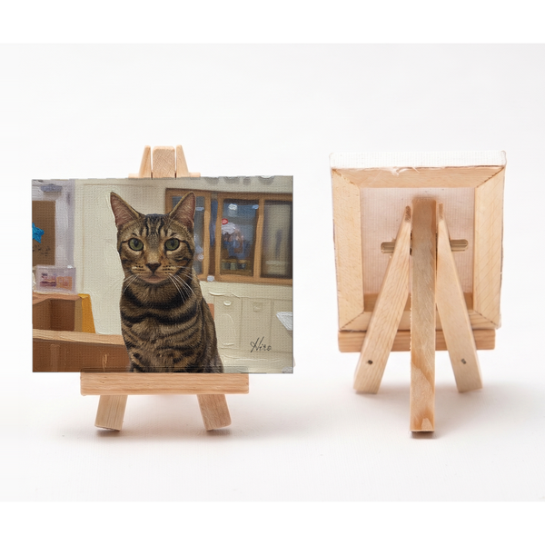 ヒロ 小さな絵画風キャンバスボード
