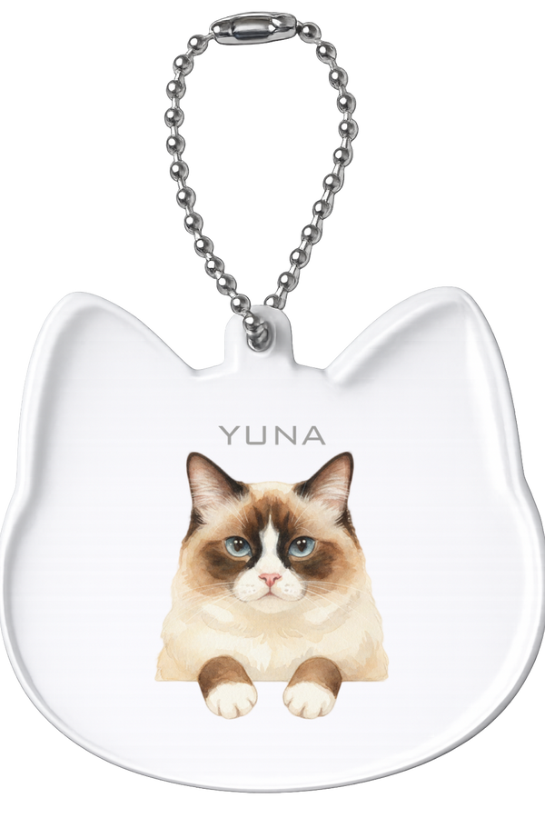 ユウナ 猫型アクリルホルダー