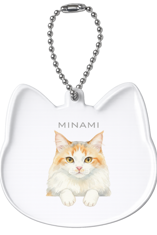 ミナミ 猫型アクリルホルダー