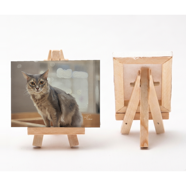 ティナ 小さな絵画風キャンバスボード