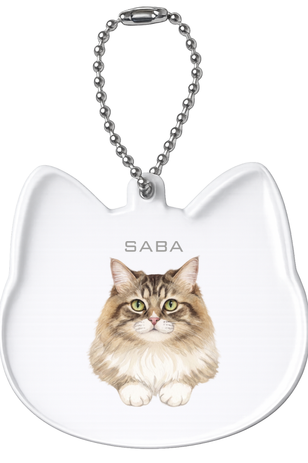サバ 猫型アクリルホルダー