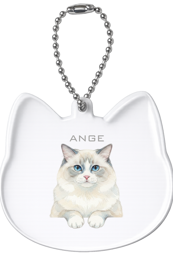 アンジュ 猫型アクリルホルダー