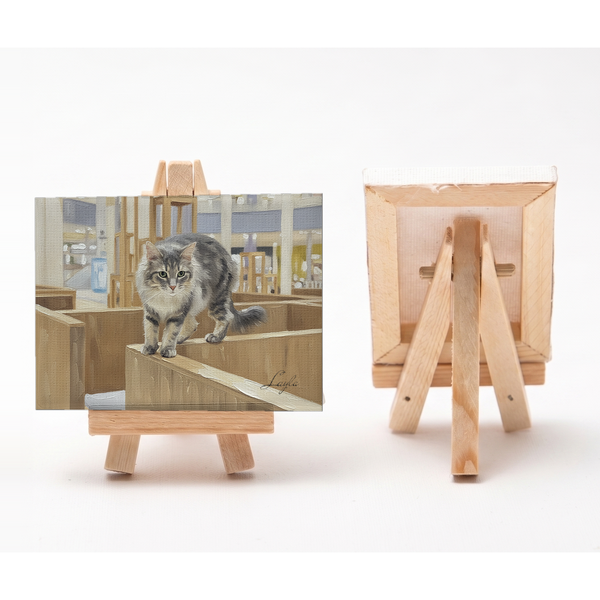 レイラ 小さな絵画風キャンバスボード