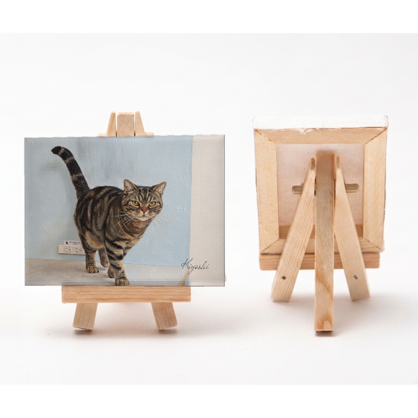 きよし 小さな絵画風キャンバスボード