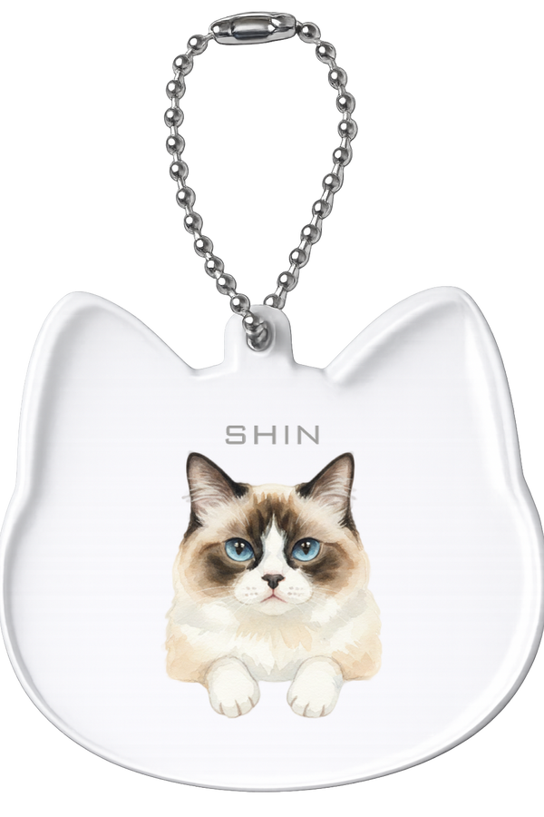 シン 猫型アクリルホルダー