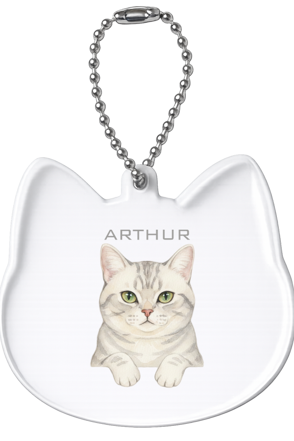 アーサー 猫型アクリルホルダー