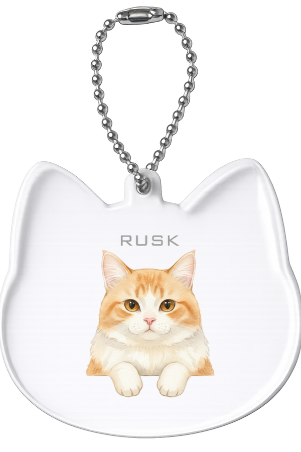 ラスク 猫型アクリルホルダー
