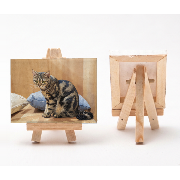 エイラ 小さな絵画風キャンバスボード