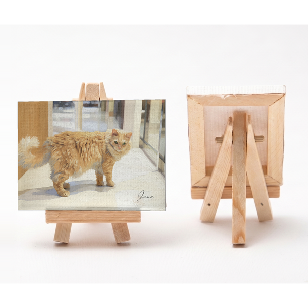 ジュナ 小さな絵画風キャンバスボード