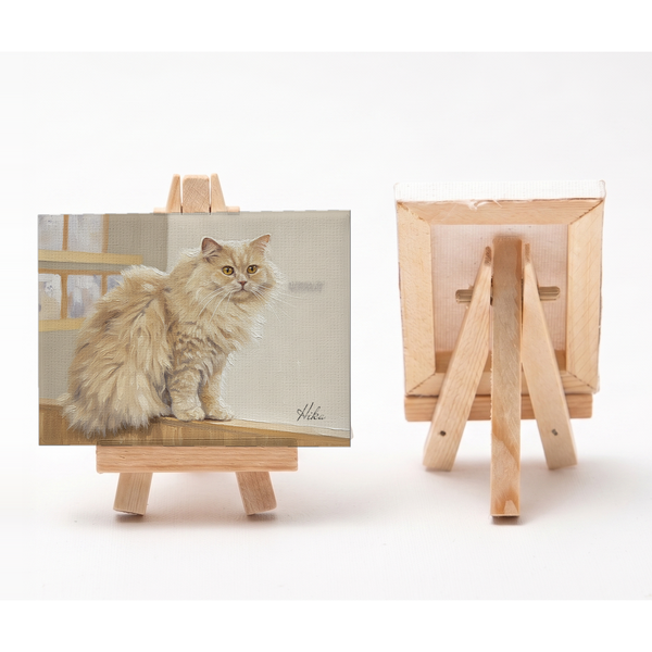 ひか 小さな絵画風キャンバスボード
