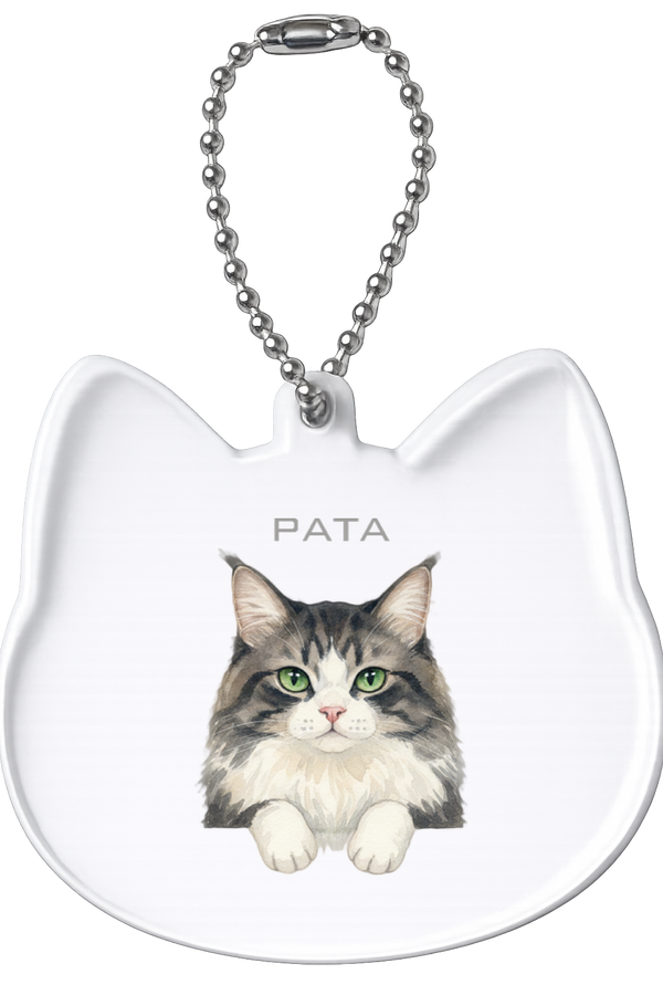 パタ 猫型アクリルホルダー