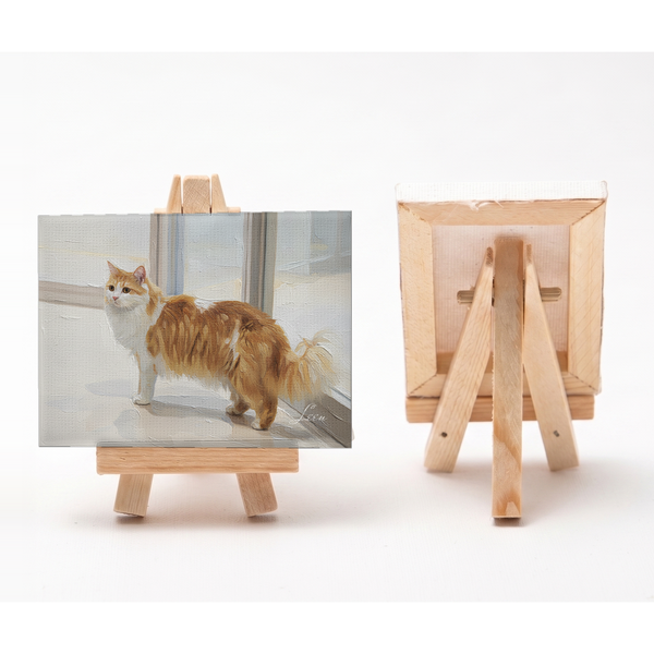 リーン 小さな絵画風キャンバスボード