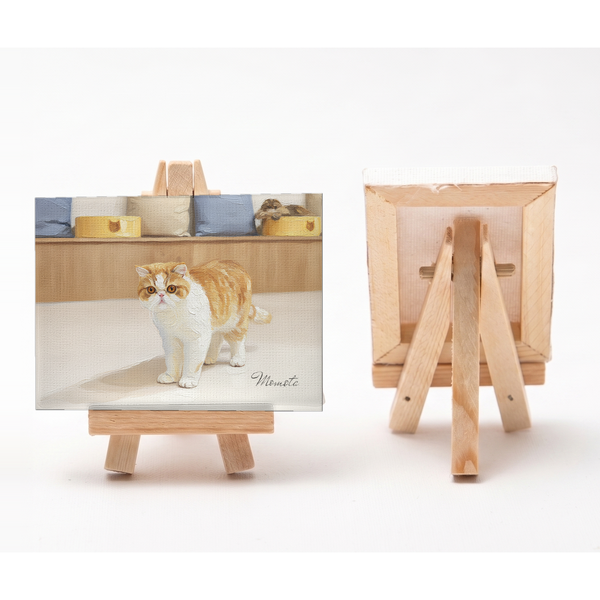 桃太 小さな絵画風キャンバスボード