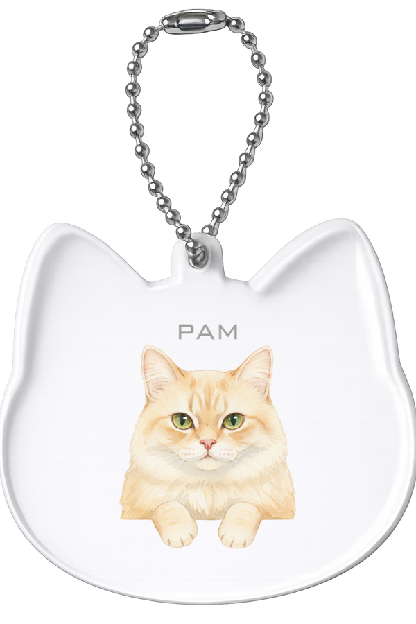 パム 猫型アクリルホルダー