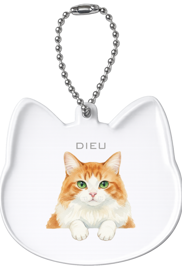 デュー 猫型アクリルホルダー