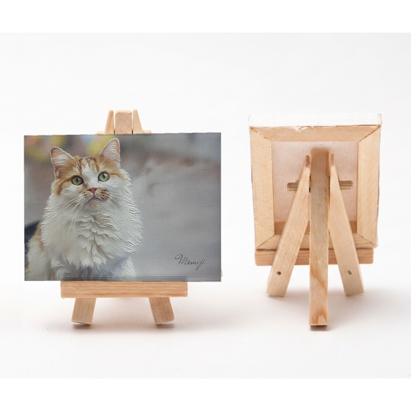 椛 小さな絵画風キャンバスボード