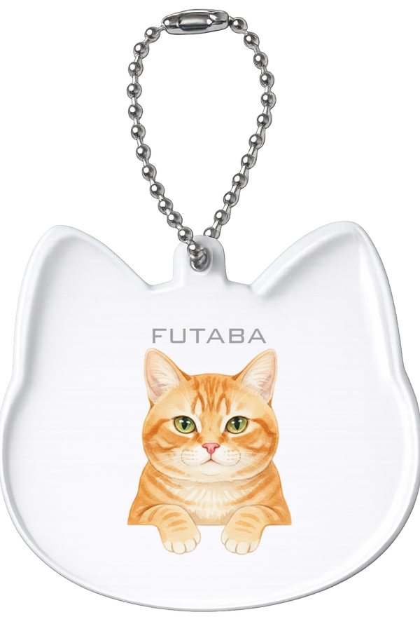 フタバ 猫型アクリルホルダー