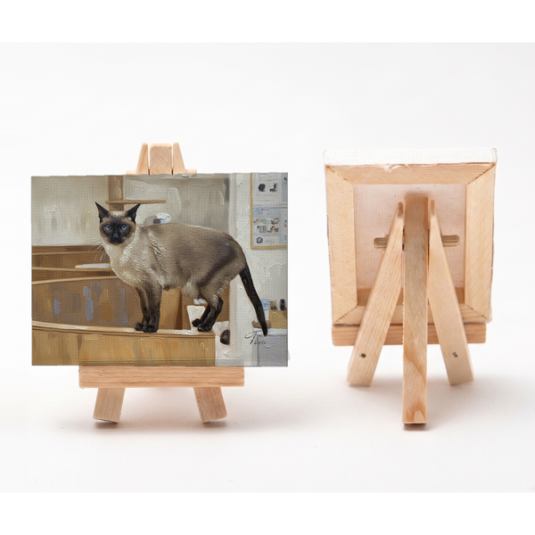 トム 小さな絵画風キャンバスボード
