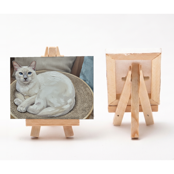 風 小さな絵画風キャンバスボード