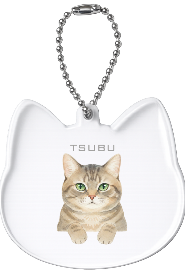 ツブ 猫型アクリルホルダー