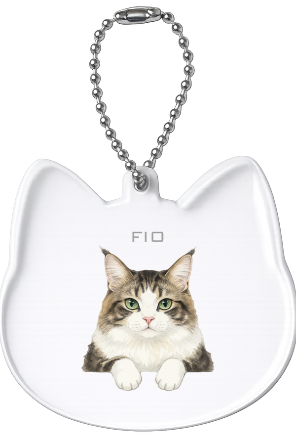 フィオ 猫型アクリルホルダー