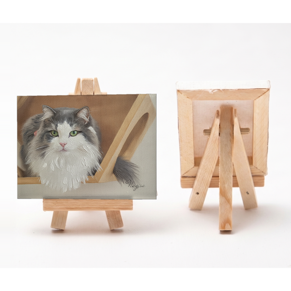 凪沙 小さな絵画風キャンバスボード