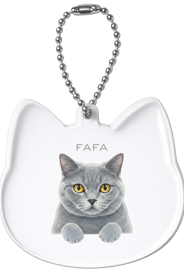 ファファ 猫型アクリルホルダー