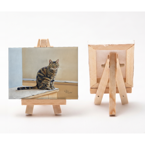 マリ 小さな絵画風キャンバスボード