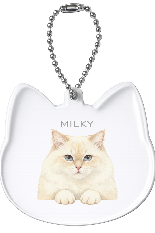 ミルキー 猫型アクリルホルダー