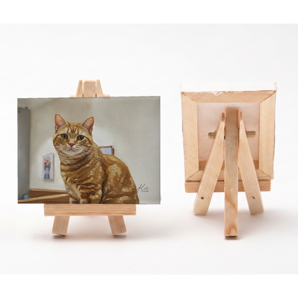 キト 小さな絵画風キャンバスボード