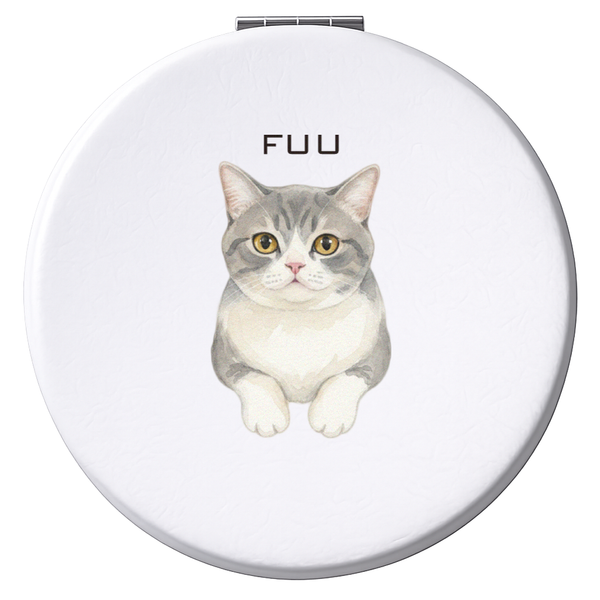 フゥ コンパクトミラー（合成皮）