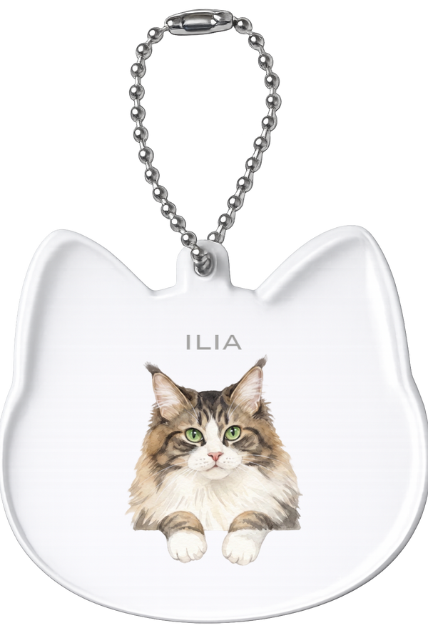 イリア 猫型アクリルホルダー