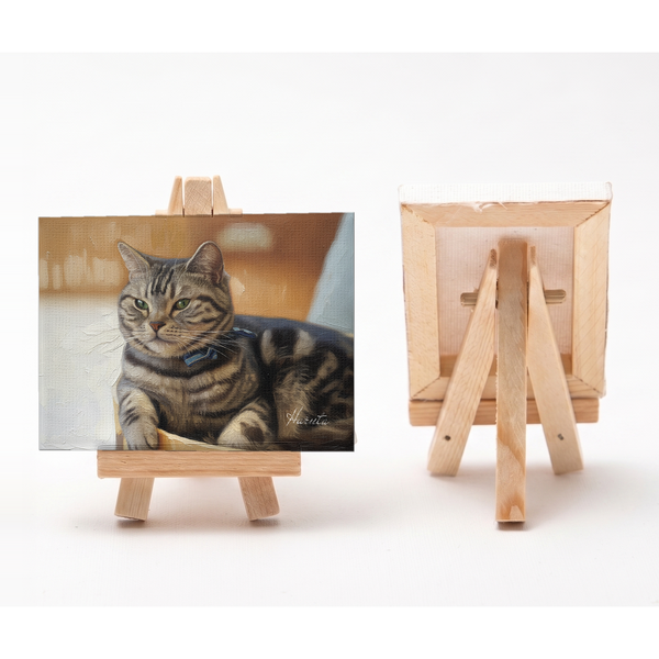 晴太 小さな絵画風キャンバスボード