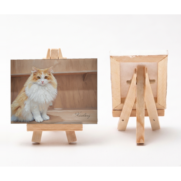 シャオロン 小さな絵画風キャンバスボード