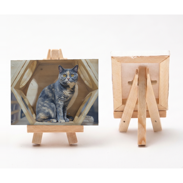 なの 小さな絵画風キャンバスボード