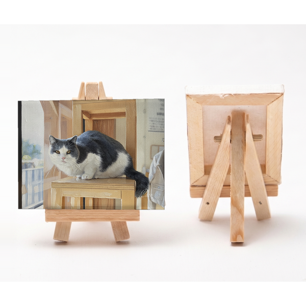 ココ 小さな絵画風キャンバスボード