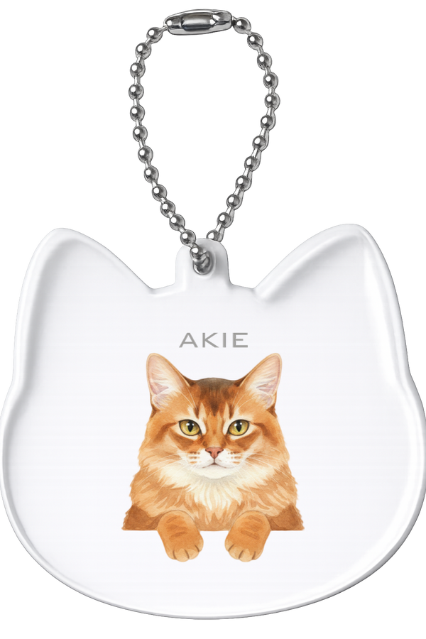 アキエ 猫型アクリルホルダー