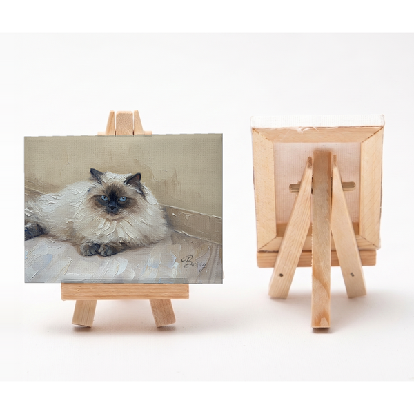 ベリー 小さな絵画風キャンバスボード